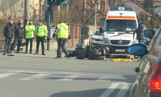 Motociclist, spulberat în Grigorescu
