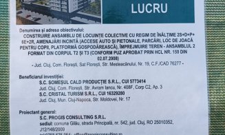Nou protest în Hoia: "Cerem să revoce autorizația de construire pentru primul șantier început''