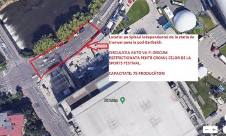 Piața volantă de lângă Parcul Stadion va fi mutată în acest weekend