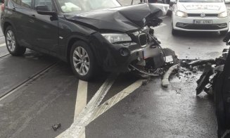 Accident cu doi răniți pe Oașului
