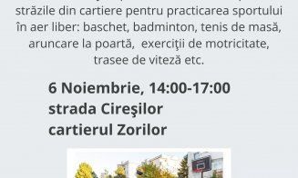 Continuă acțiunile Străzi deschise și Fugi în curtea școlii