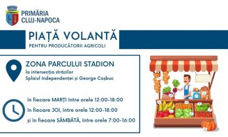 Toate piețele volante se vor desfășura în zona Parcului Stadion