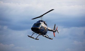 Incident aviatic în Timișoara. Un elicopter a fost răsturnat de vânt. Piloții au scăpat