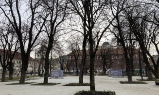 Când vor fi gata lucrările la parcul din spatele Teatrului Național