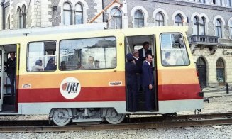 Vechiul Cluj: inaugurarea unui tramvai românesc în '87