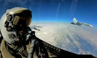 Forțele Aeriene Române au interceptat două avioane de luptă rusești deasupra apelor internaţionale din zona NATO