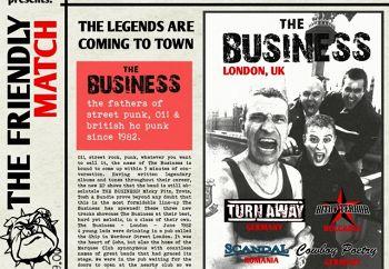 CONCERT. Punk cu The Business în Irish&Music Pub