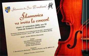CULTURĂ. Concert de amploare la Filarmonică