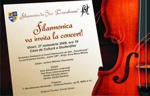 CULTURĂ. Concert de amploare la Filarmonică