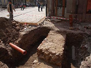 Descoperiri arheologice în Piaţa Muzeului