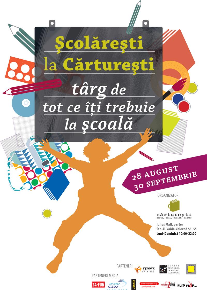 Târg de rechizite la librăria Cărtureşti