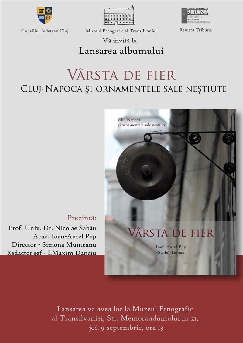 Albumul despre ornamentele neştiute ale Clujului, lansat joi la Muzeul Etnografic