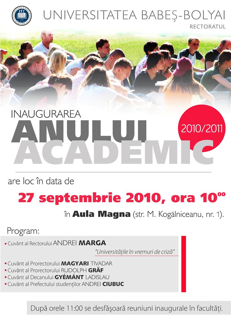 Anul universitar se deschide luni la UBB