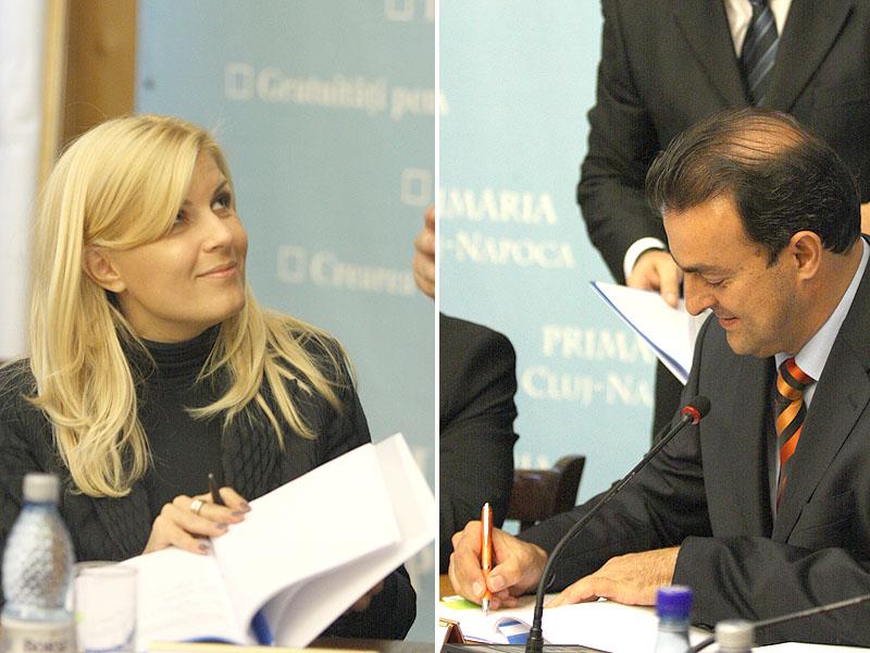 Udrea a semnat pentru parc şi tramvai