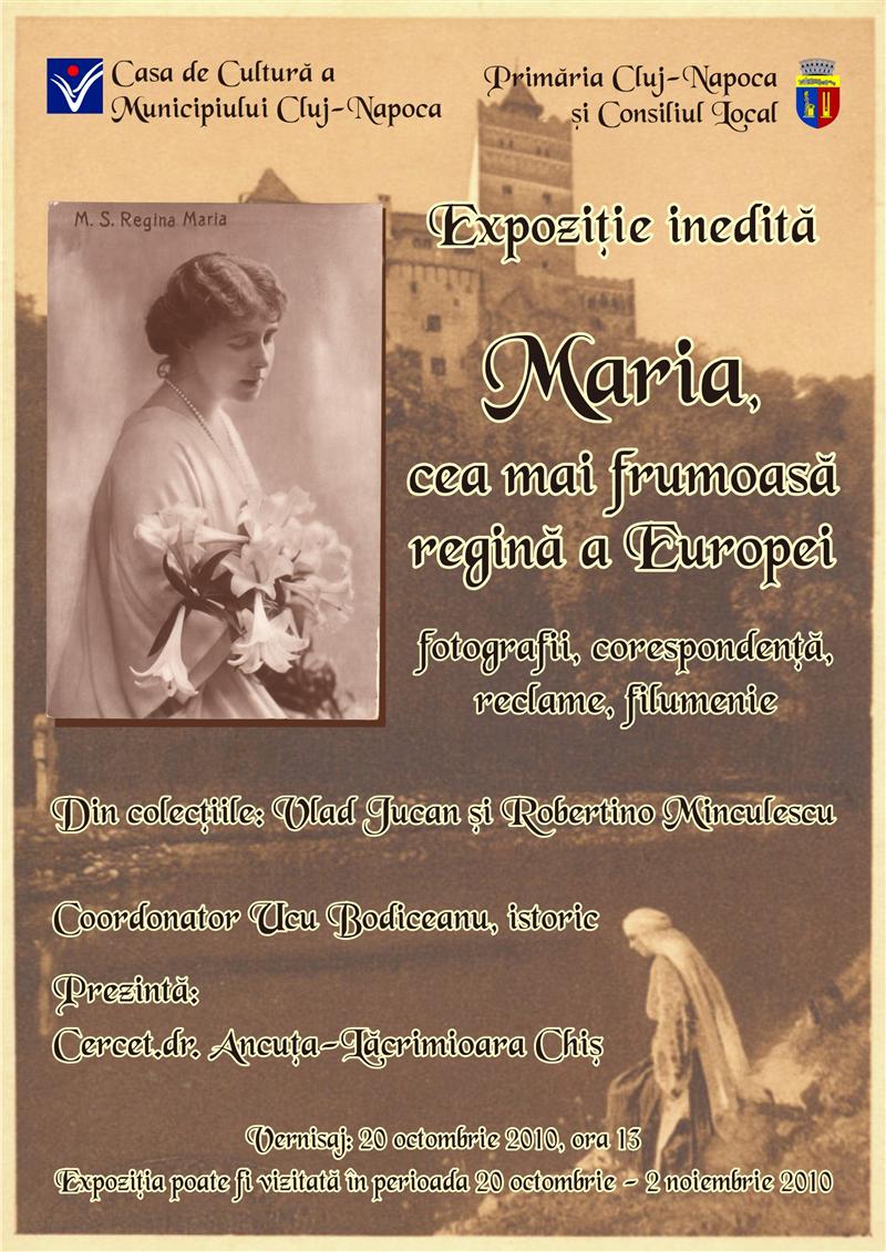 Expoziţie dedicată “celei mai frumoase regine din Europa” la Casa Municipală de Cultură