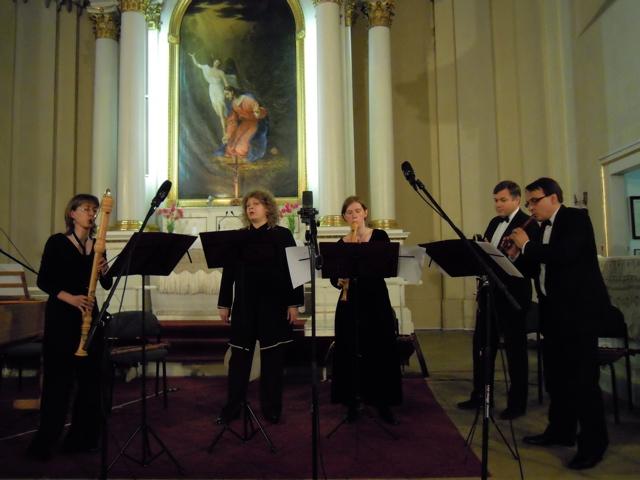 Concert aniversar în biserică pentru Flauto Dolce