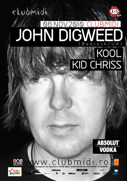 John Digweed vine sâmbătă la Cluj VIDEO