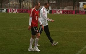 Supervedeta lui Bayern, Arjen Robben, a reluat antrenamentele