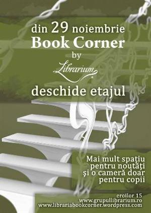 Librăria Book Corner îşi deschide etajul, luni