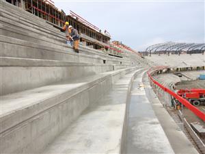 Balustrade la tribunele de pe Cluj Arena   