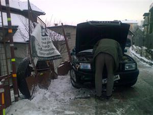 Accident pe Calea Turzii. Un bloc a rămas fără gaz metan GALERIE FOTO