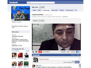 S-au înghesuit în audienţă la Alin Tişe, pe Facebook