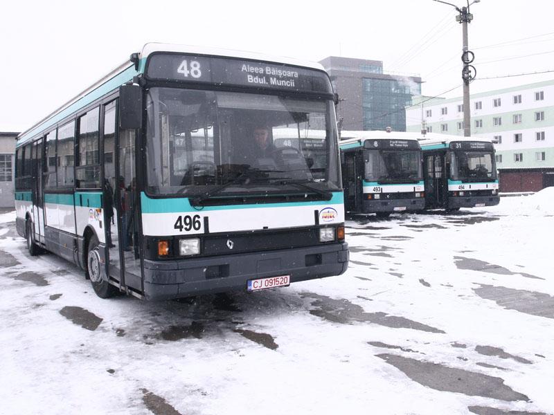 Autobuze din Paris pentru legătura cu zona industrială