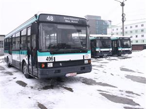 Autobuze din Paris pentru legătura cu zona industrială