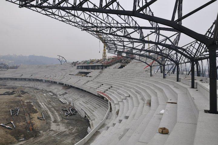 Tişe: infrastructura Cluj Arena e gata, urmează gazonul FOTO