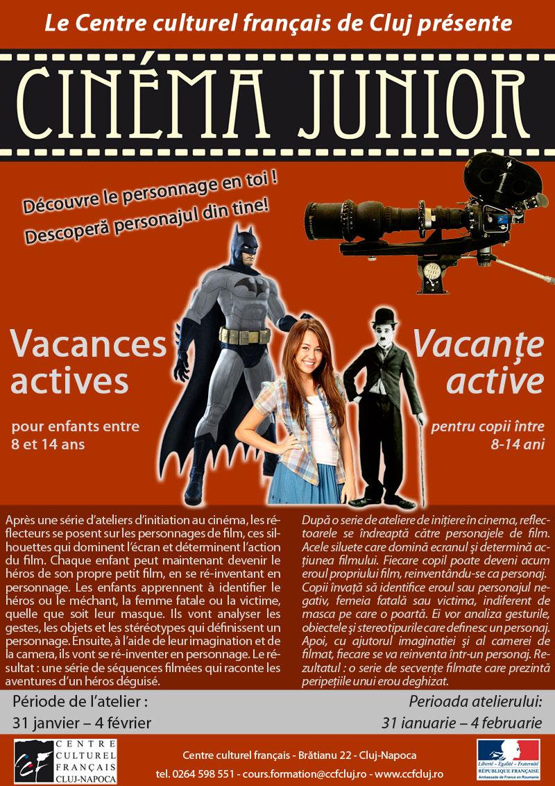 Copiii din Cluj învaţă să fie Batman sau Hannah Montana la Centrul Cultural Francez