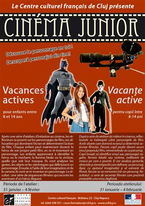Copiii din Cluj învaţă să fie Batman sau Hannah Montana la Centrul Cultural Francez