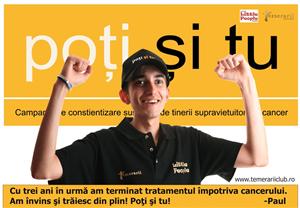 Campanie împotriva cancerului la copii, la Cluj