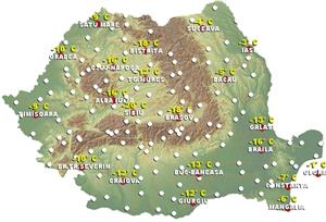 Crapă pietrele! -16 grade Celsius la ora 8 în Cluj-Napoca