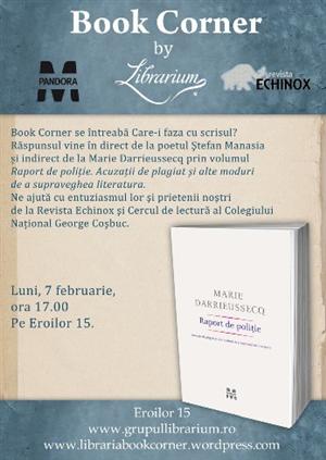 Dezbatere despre plagiat la Book Corner