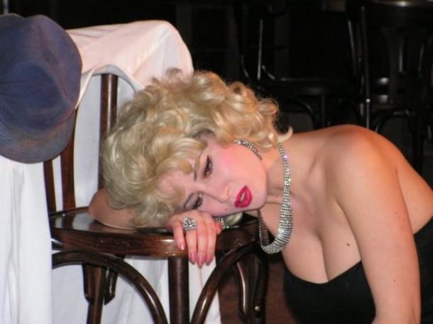 Marilyn Monroe face one-woman-show în Diesel club