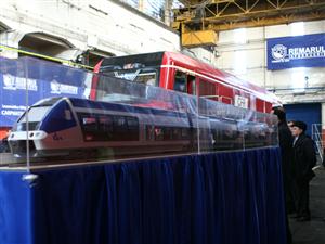 Primul tren hibrid din lume, produs la Cluj