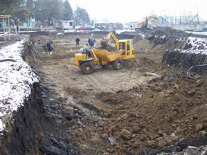 4.000 de metri cubi excavaţi din fundaţia parking-ului de pe Băişoara. Vezi cum arată lucrările GALERIE FOTO / VIDEO