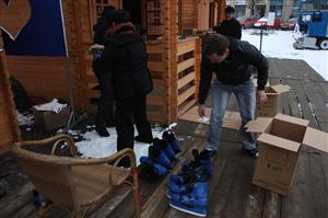 S-a închis patinoarul din Piaţa Unirii FOTO