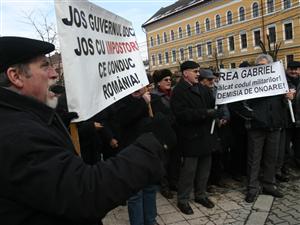 Pensionarii militari: primul miting din săptămâna protestelor