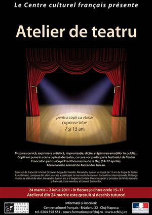 Atelier de teatru francofon pentru copiii clujeni
