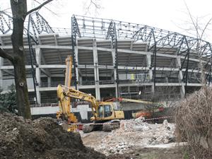 Clădirea Tenko, de lângă stadion, a dispărut       