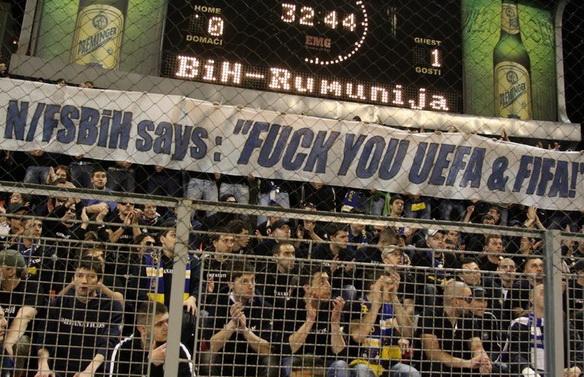O şansă pentru România? Federaţia bosniacă, suspendată temporar de FIFA şi UEFA