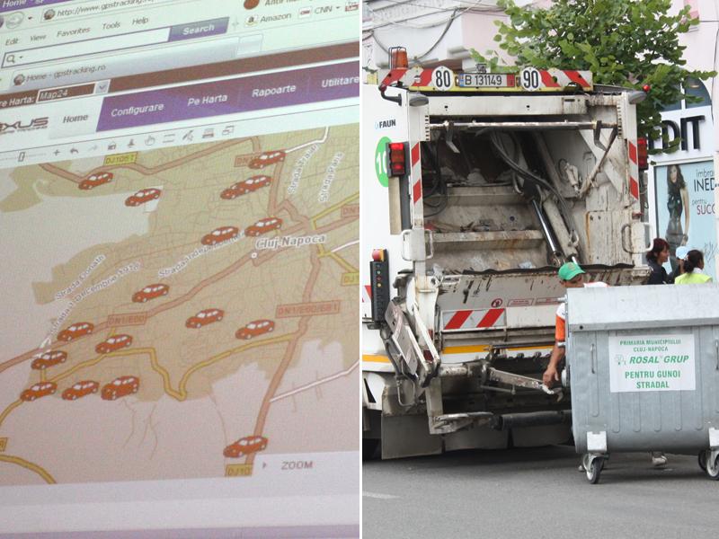 Clujenii pot urmări deplasarea maşinilor de gunoi de pe computer sau mobil