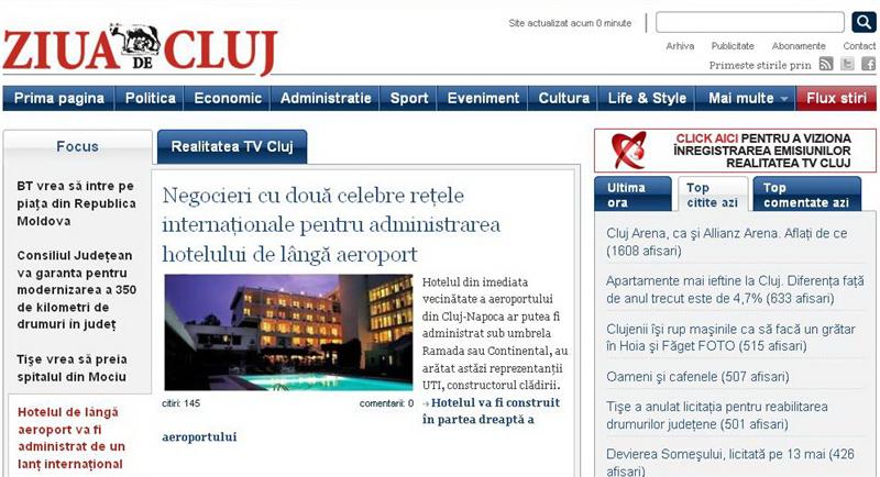 Recorduri la ziuadecj.ro. Website-ul a depăşit 400.000 de vizite pe luna martie!
