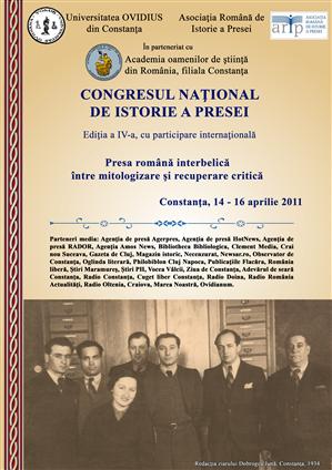 Un fost jurnalist al ZIUA de CLUJ la Congresul Naţional de Istorie a Presei
