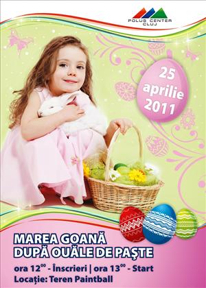 1.500 de ouă de ciocolată pentru copii în mall-ul din Floreşti