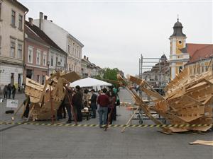 Festival cu proiecţii pe Casa Matei şi “Oraşul viitorului”