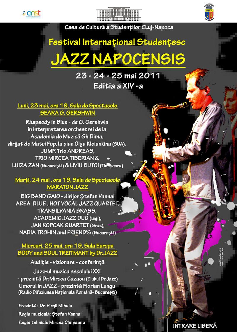 Festival de jazz la Cluj. Vezi programul