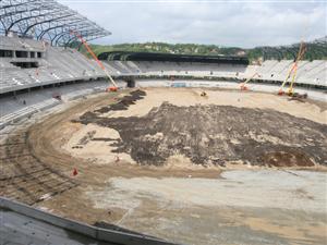 Philips montează tabelele de marcaj gigante pe Cluj Arena     