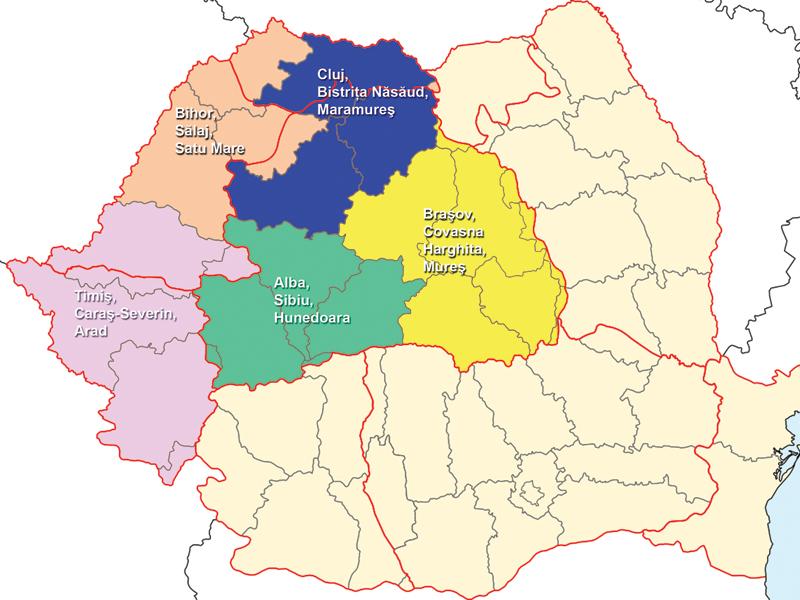 Cum împarte Băsescu România